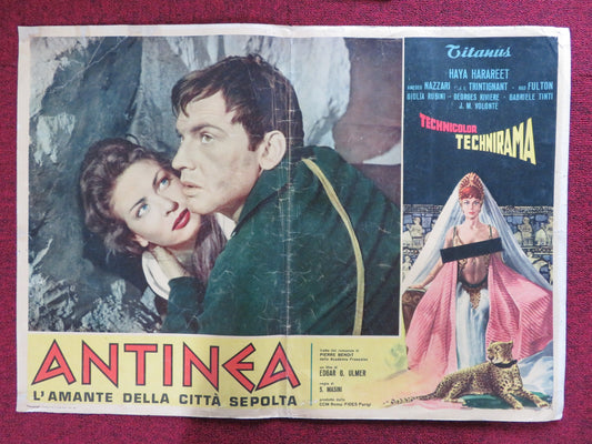ANTINEA L'AMANTE DELLA CITTA SEPOLTA - A ITALIAN FOTOBUSTA POSTER 1961 - Rendezvous Cinema