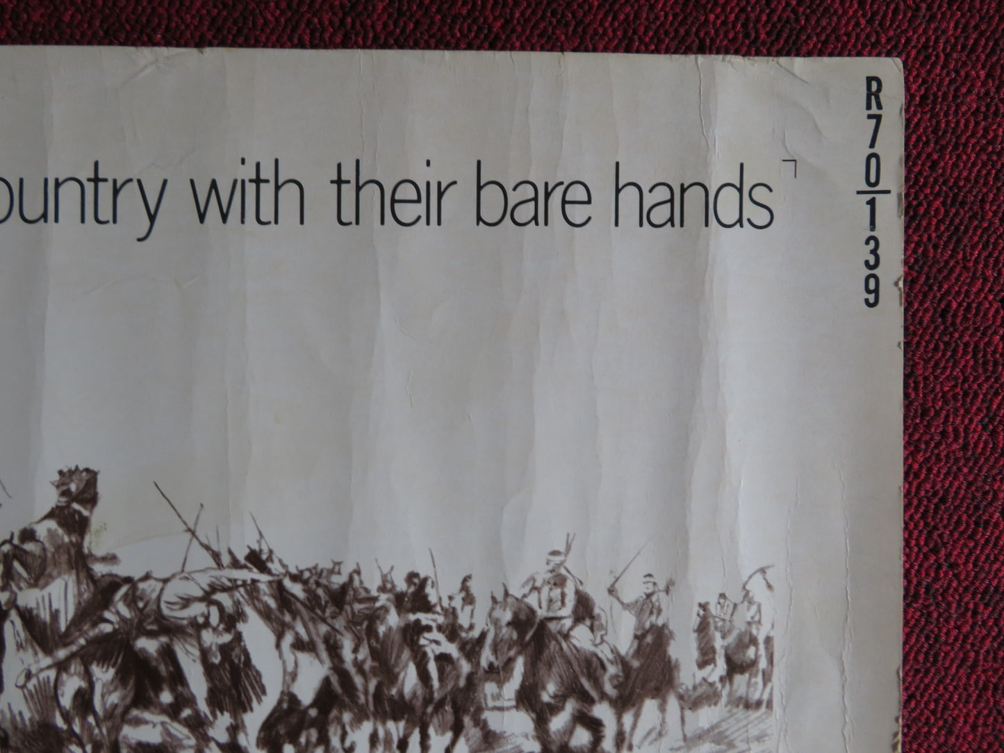 HOW THE WEST WAS WON US HALF SHEET (22"x 28") POSTER C. BAKER JOHN WAYNE 1970 - Rendezvous Cinema