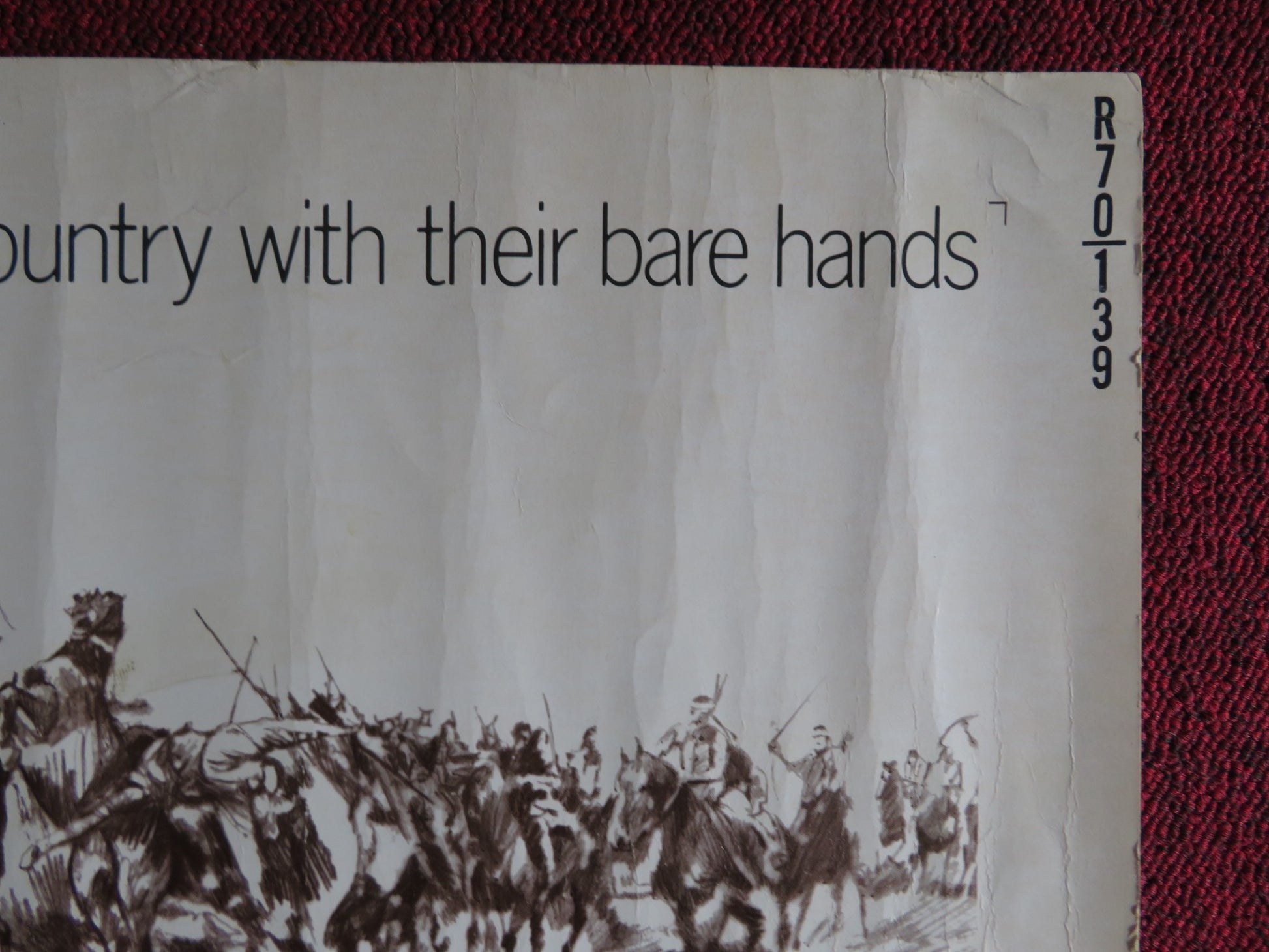 HOW THE WEST WAS WON US HALF SHEET (22"x 28") POSTER C. BAKER JOHN WAYNE 1970 - Rendezvous Cinema