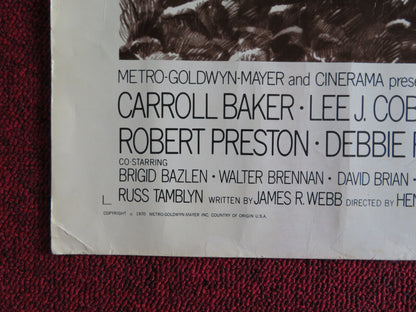 HOW THE WEST WAS WON US HALF SHEET (22"x 28") POSTER C. BAKER JOHN WAYNE 1970 - Rendezvous Cinema