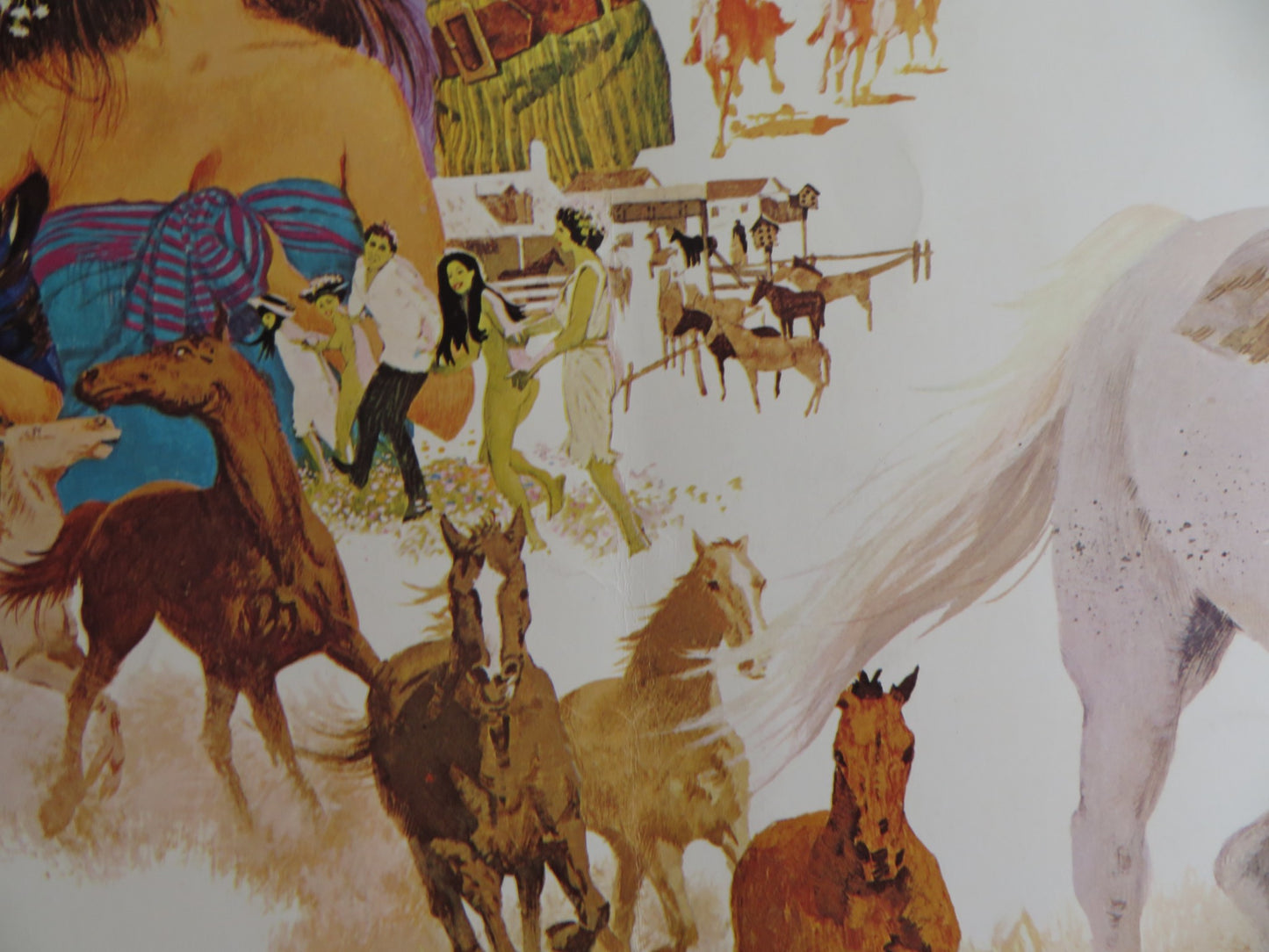 ROMANCE OF A HORSETHIEF US HALF SHEET (22"x 28") POSTER YUL BRYNNER 1971 - Rendezvous Cinema