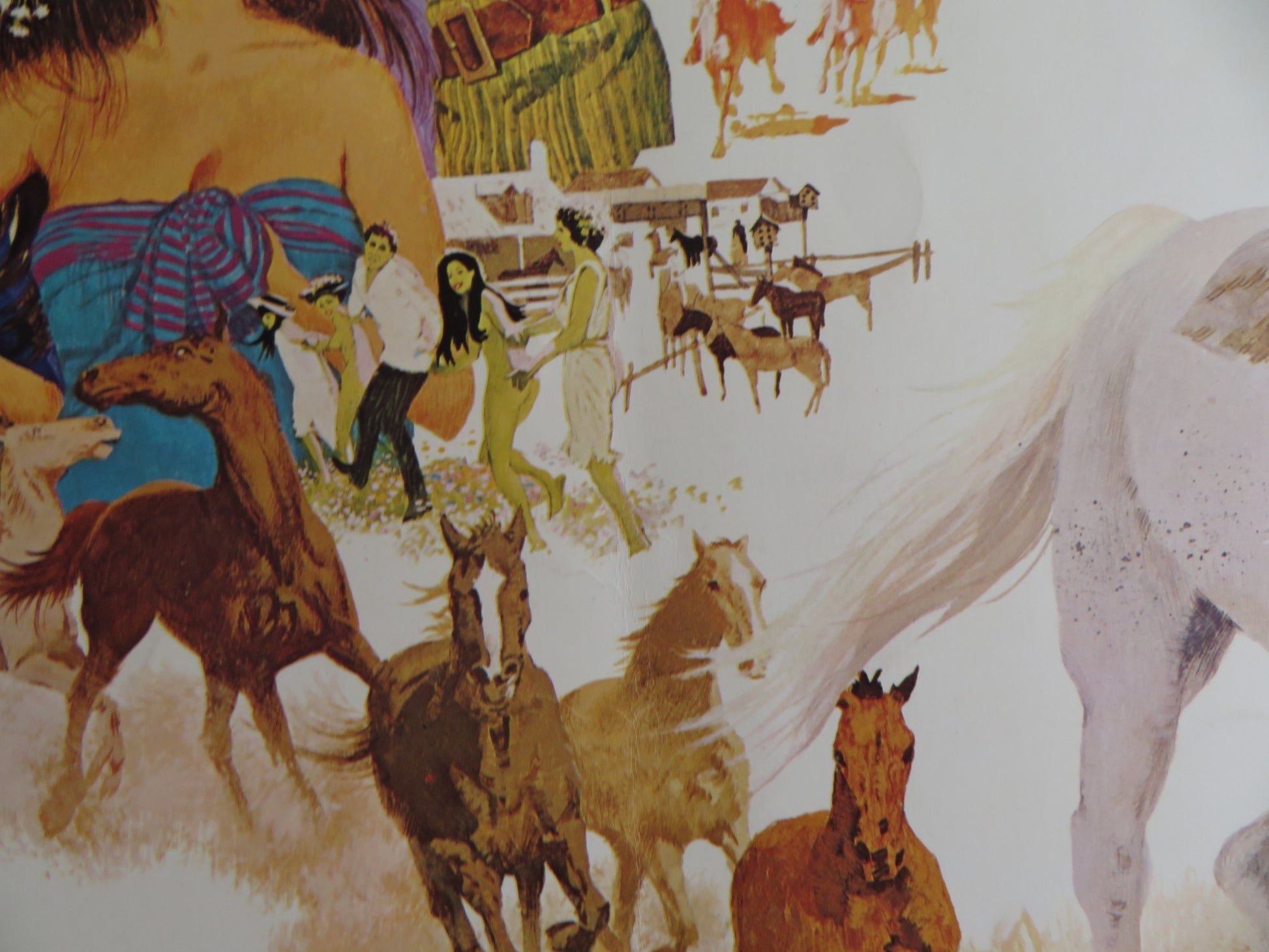 ROMANCE OF A HORSETHIEF US HALF SHEET (22"x 28") POSTER YUL BRYNNER 1971 - Rendezvous Cinema