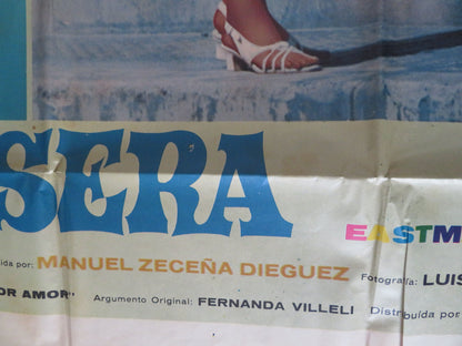 MI MESERA FOLDED MEXICAN POSTER JULIO ALEMAN FLOR PROCUNA 1973 - Rendezvous Cinema