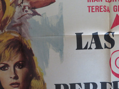 LAS 3 PERFECTAS CASADAS FOLDED MEXICAN POSTER MAURICIO GARCES SABY KAMALICH 1973 - Rendezvous Cinema