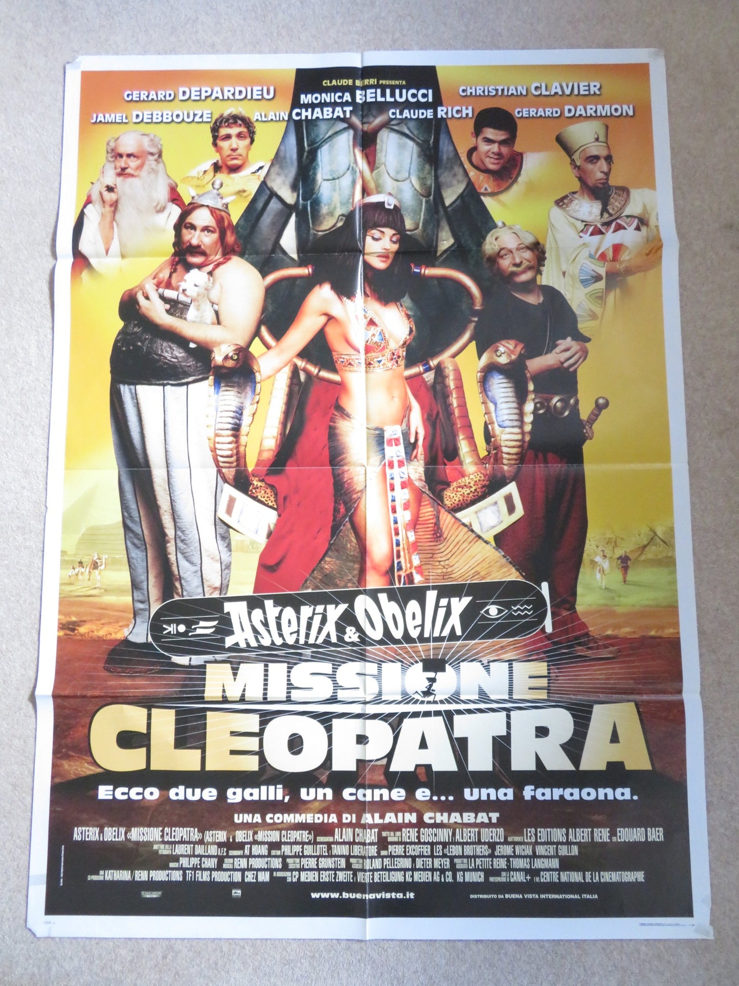 ASTERIX & OBELIX: MISSION CLEOPATRA ITALIAN 2 FOGLIO POSTER C. CLAVIER 2002 - Rendezvous Cinema