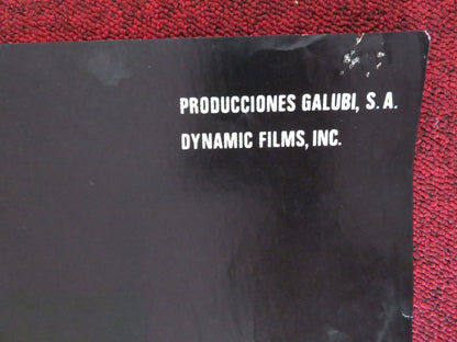 LOBO SALVAJE FOLDED MEXICAN POSTER MIGUEL ANGEL RODRIGUEZ 1985 - Rendezvous Cinema