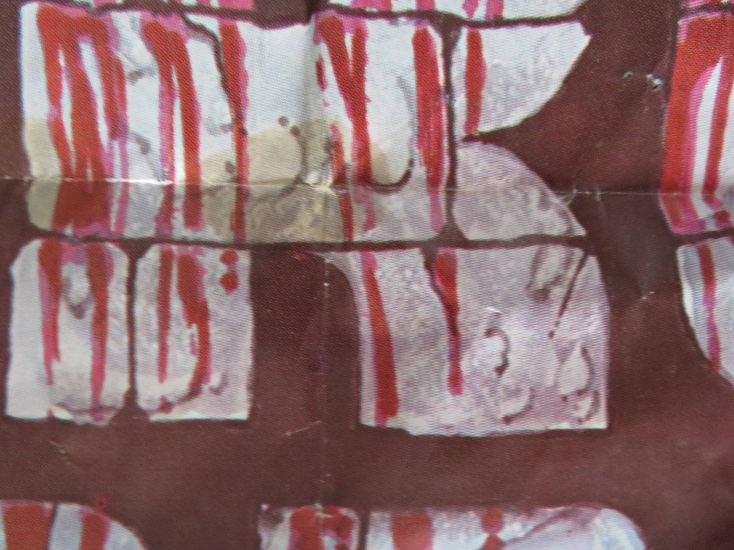 NARCO TERROR FOLDED MEXICAN POSTER EDUARDO YANEZ FELICIA MERCADO 1985 - Rendezvous Cinema