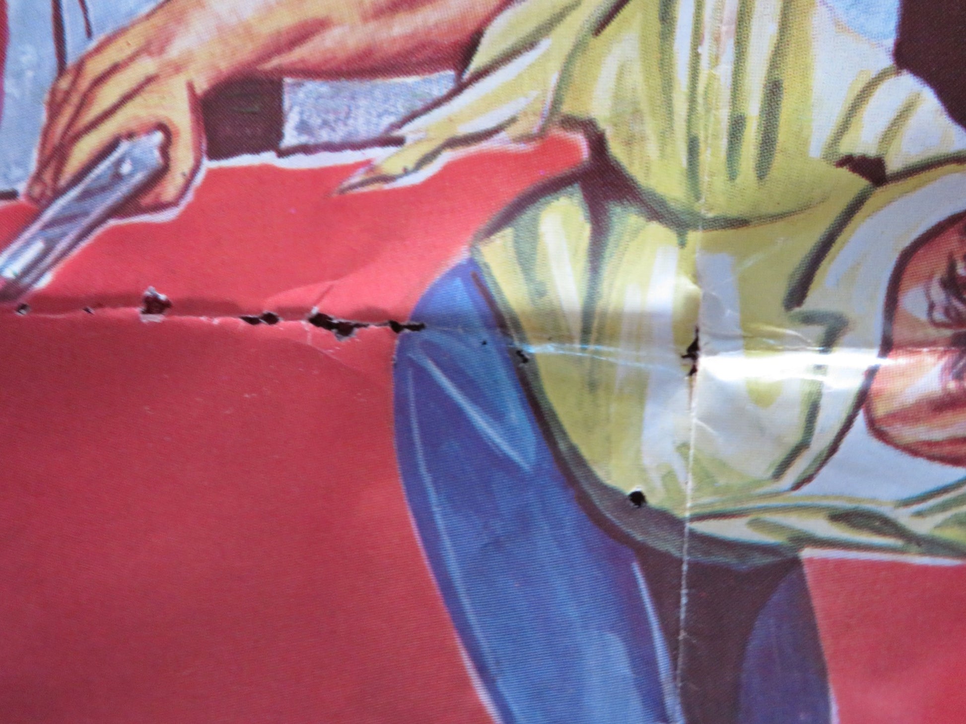 NARCO TERROR FOLDED MEXICAN POSTER EDUARDO YANEZ FELICIA MERCADO 1985 - Rendezvous Cinema