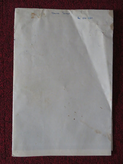 NARCO TERROR FOLDED MEXICAN POSTER EDUARDO YANEZ FELICIA MERCADO 1985 - Rendezvous Cinema