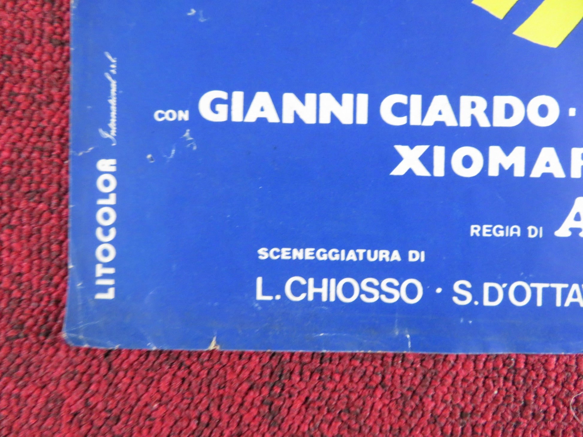 E' FORTE UN CASINO! - A ITALIAN FOTOBUSTA POSTER BOMBOLO ENZO CANNAVALE 1982 - Rendezvous Cinema