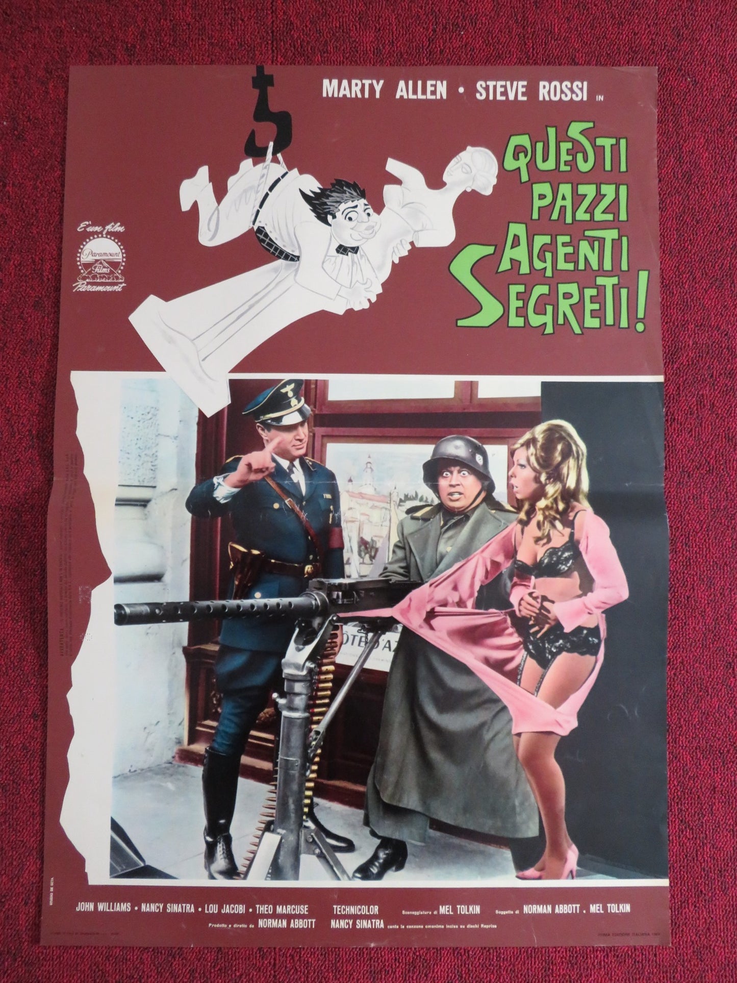 THE LAST OF THE SECRET AGENTS ITALIAN FOTOBUSTA POSTER MARTY ALLEN S. ROSSI 1966 - Rendezvous Cinema