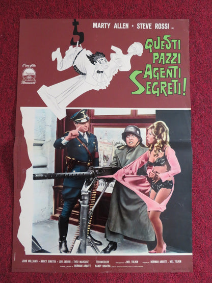 THE LAST OF THE SECRET AGENTS ITALIAN FOTOBUSTA POSTER MARTY ALLEN S. ROSSI 1966 - Rendezvous Cinema