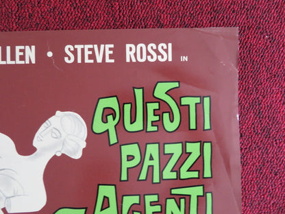THE LAST OF THE SECRET AGENTS ITALIAN FOTOBUSTA POSTER MARTY ALLEN S. ROSSI 1966 - Rendezvous Cinema