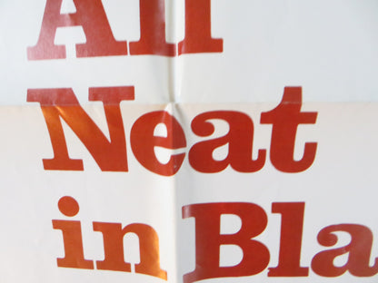 ALL NEAT IN BLACK STOCKINGS FOLDED US ONE SHEET POSTER VICTOR HENRY 1969 - Rendezvous Cinema