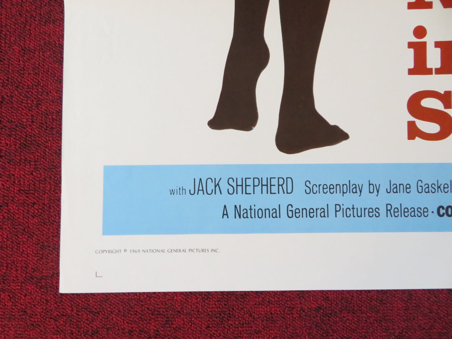 ALL NEAT IN BLACK STOCKINGS FOLDED US ONE SHEET POSTER VICTOR HENRY 1969 - Rendezvous Cinema