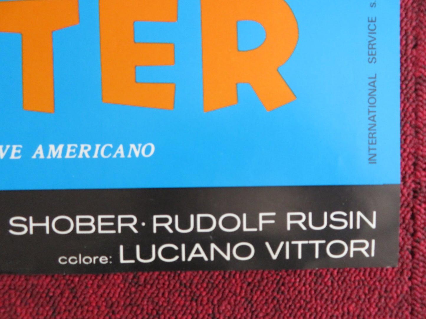 NICK CARTER QUEL PAZZO DETECTIVE AMERICANO - D ITALIAN FOTOBUSTA POSTER 1978 - Rendezvous Cinema