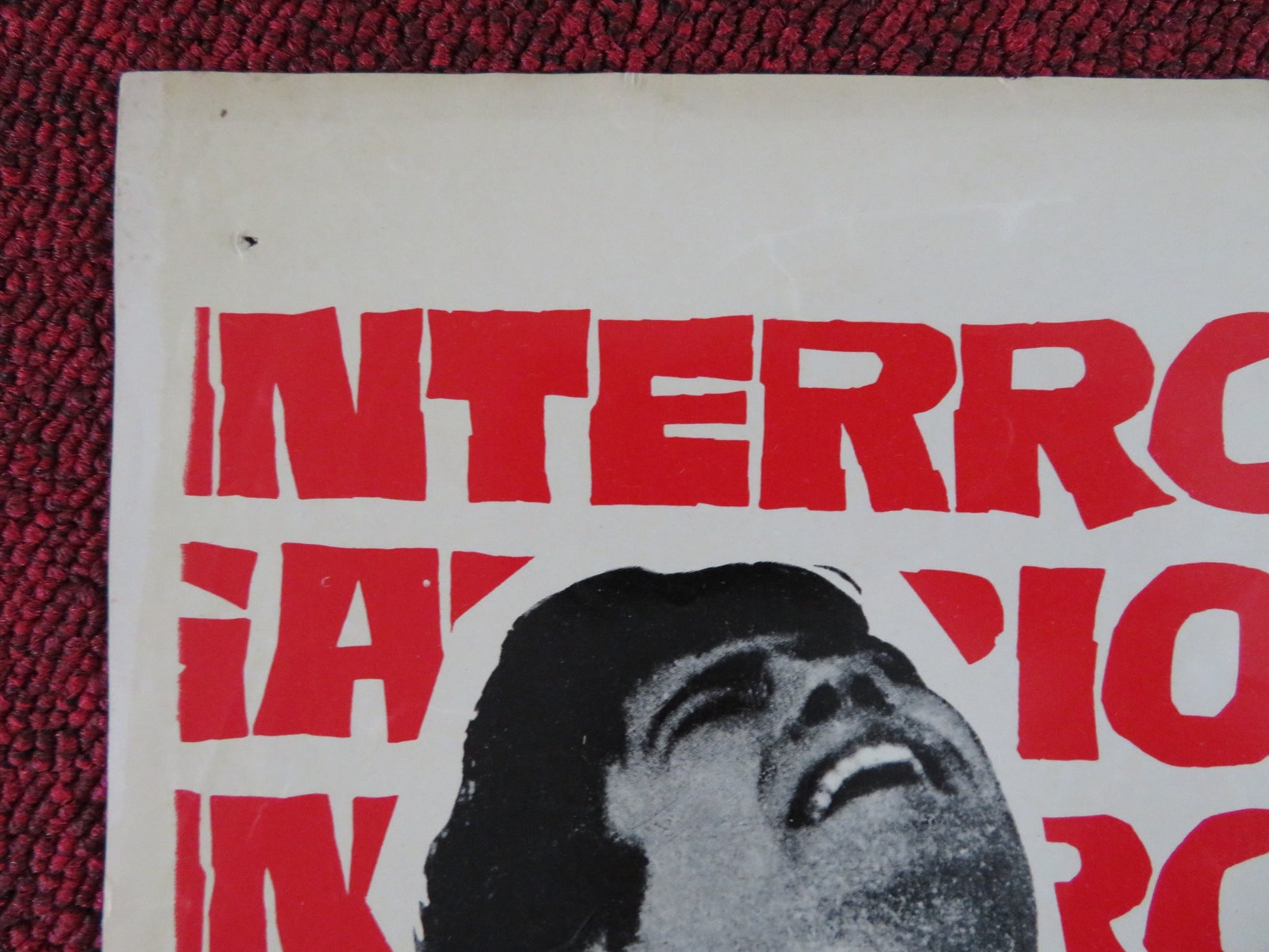 L'INTERROGATORIO A ITALIAN FOTOBUSTA POSTER BENJAMIN LEV PAOLO GOZLINO 1970 - Rendezvous Cinema