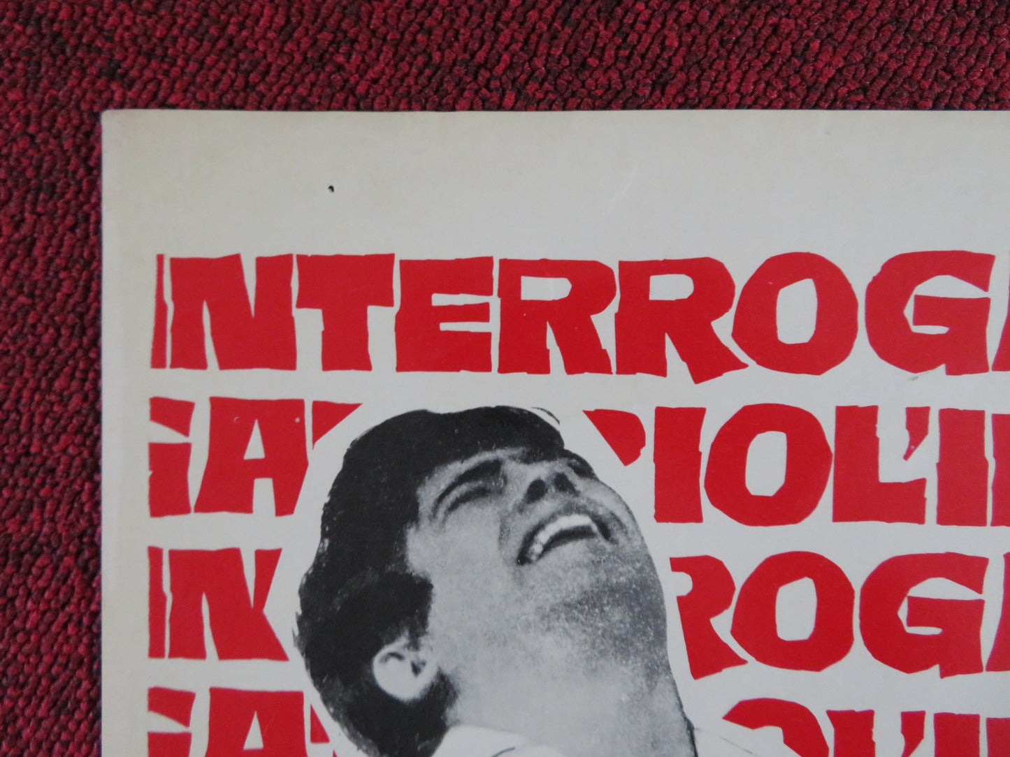 L'INTERROGATORIO B ITALIAN FOTOBUSTA POSTER BENJAMIN LEV PAOLO GOZLINO 1970 - Rendezvous Cinema