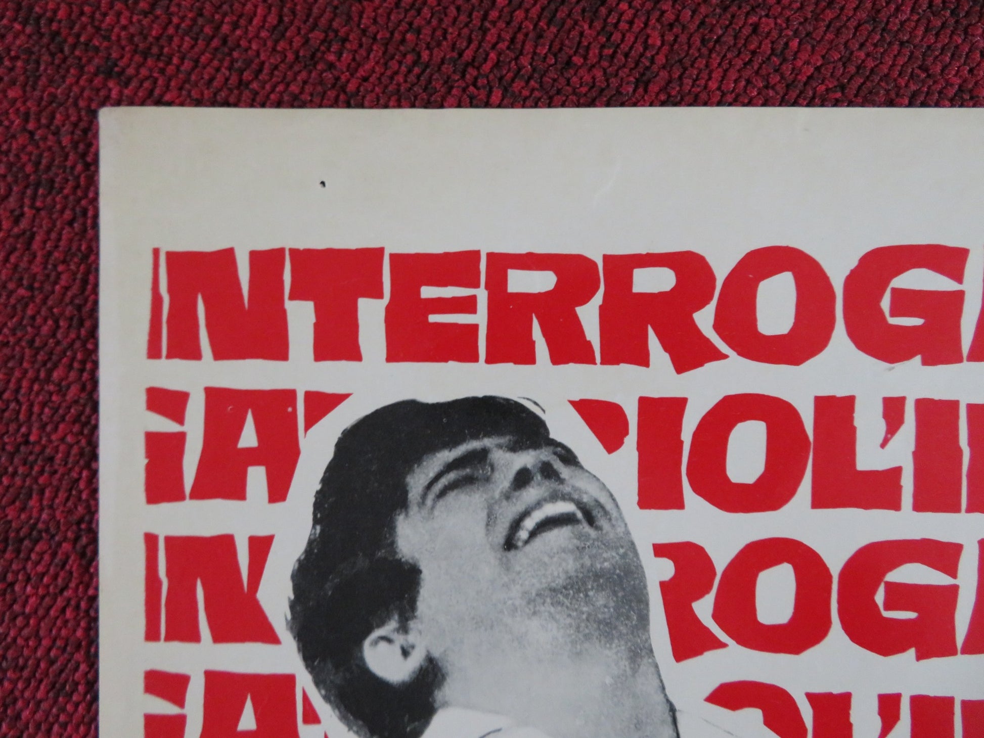 L'INTERROGATORIO B ITALIAN FOTOBUSTA POSTER BENJAMIN LEV PAOLO GOZLINO 1970 - Rendezvous Cinema