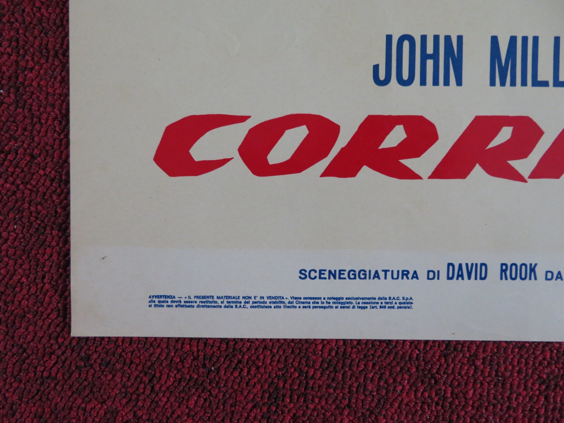 CORRI LIBERO E SELVAGGIO ITALIAN FOTOBUSTA POSTER JOHN MILLS SYLVIA SYMS 1970 - Rendezvous Cinema