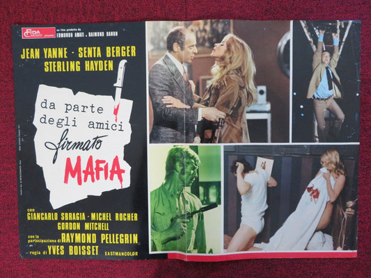 ANGEL'S LEAP ITALIAN FOTOBUSTA POSTER JEAN YANNE SENTA BERGER 1971 - Rendezvous Cinema