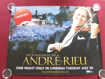 ANDRE RIEU LIVE IN MAASTRICHT UK QUAD ROLLED POSTER 2010 - Rendezvous Cinema