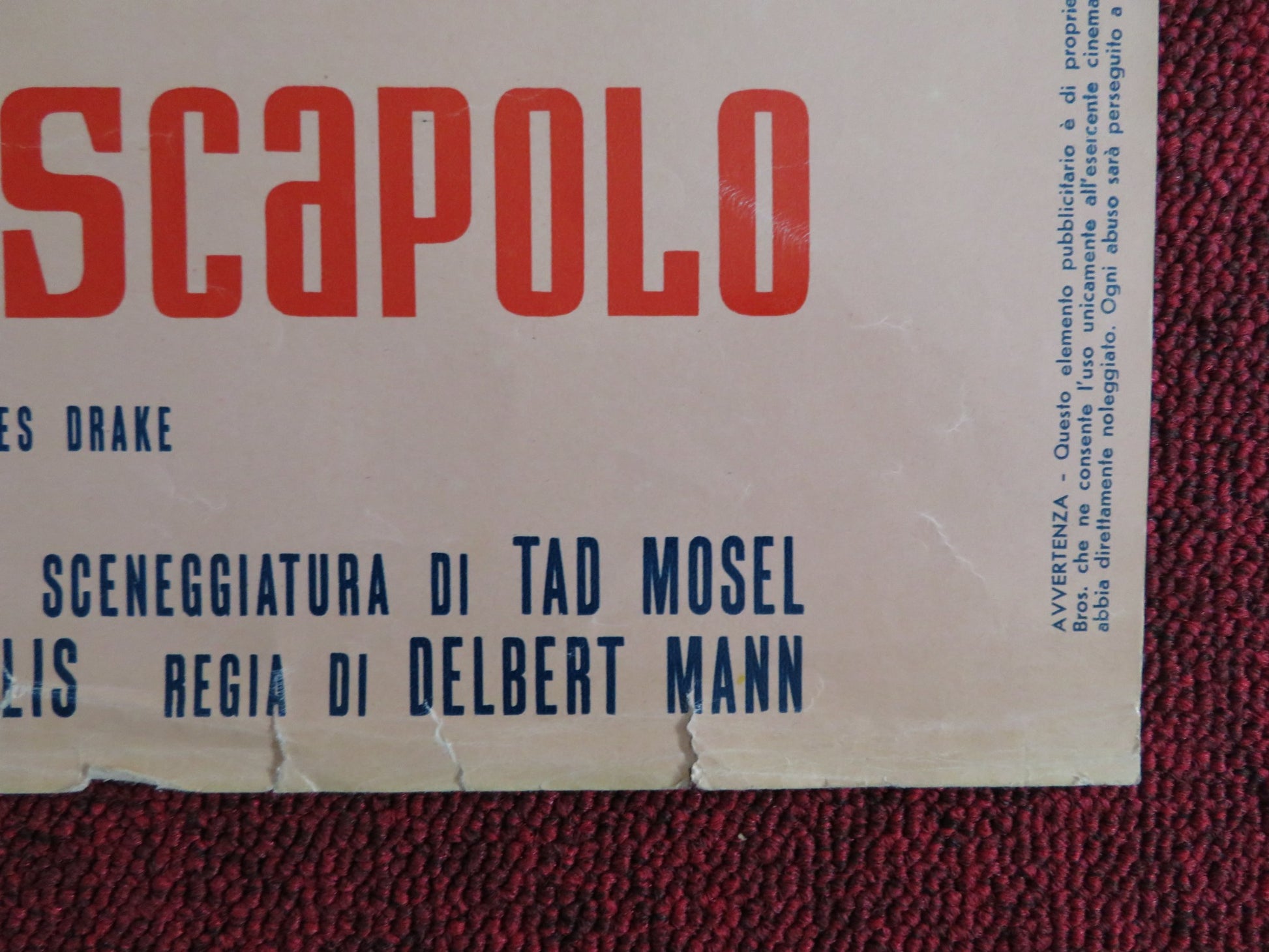 TRE DONNE PER UNO SCAPOLO ITALIAN FOTOBUSTA POSTER GLENN FORD G PAGE 1965 - Rendezvous Cinema