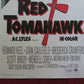 RED TOMAHAWK US INSERT (14"x 36") POSTER HOWARD KEEL JOAN CAULFIELD 1966