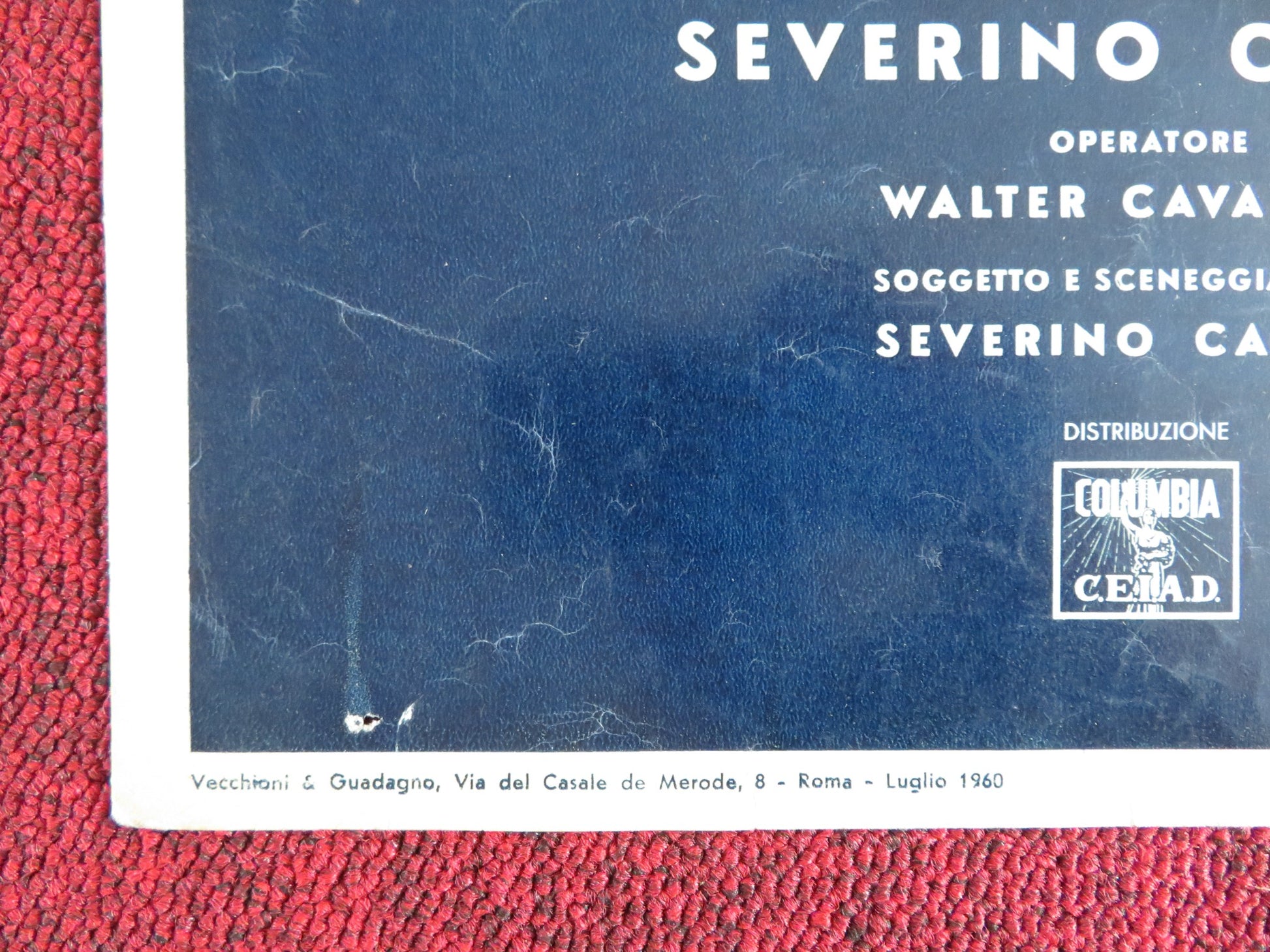 EUROPA DALL'ALTO ITALIAN FOTOBUSTA POSTER D- SEVERINO CASARA 1959 - Rendezvous Cinema