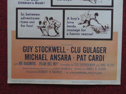 AND NOW MIGUEL US INSERT (14"x 36") POSTER PAT CARDI MICHAEL ANSARA 1966 - Rendezvous Cinema