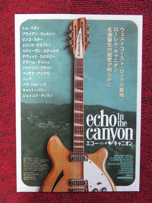 ECHO IN THE CANYON JAPANESE CHIRASHI (B5) POSTER LOU ADLER FIONA APPLE 2018 - Rendezvous Cinema