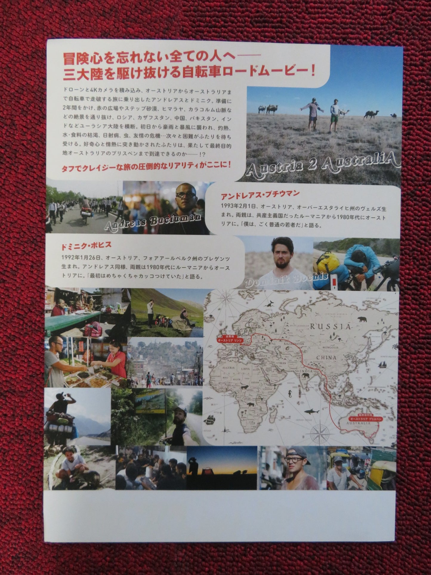 AUSTRIA 2 AUSTRALIA JAPANESE CHIRASHI (B5) POSTER DOMINIK BOCHIS 2020 - Rendezvous Cinema