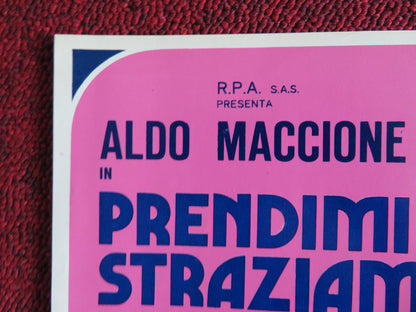 PRENDIMI STRAZIAMI CHE BRUCIO DI PASSIONE - A ITALIAN FOTOBUSTA POSTER 1975 - Rendezvous Cinema