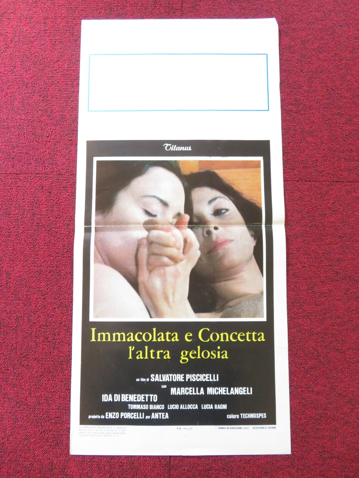 IMMACOLATA AND CONCETTA: THE OTHER JEALOUSY ITALIAN LOCANDINA POSTER 1979 Rendezvous Cinema Movie posters