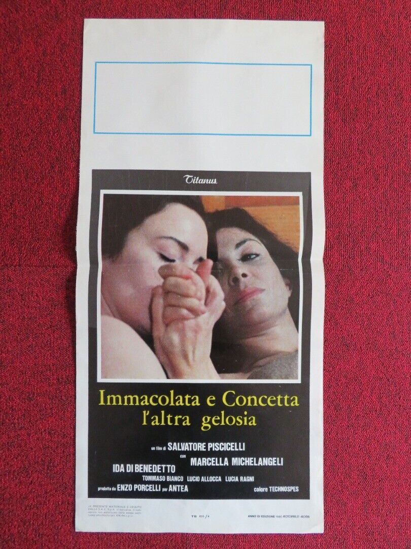 IMMACOLATA E CONCETTA L'ALTRA GELOSIA ITALIAN LOCANDINA(27.5"x13.5") POSTER '80 - Rendezvous Cinema