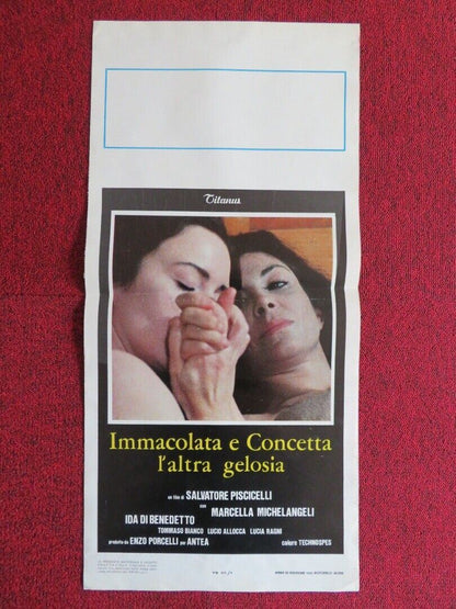 IMMACOLATA E CONCETTA L'ALTRA GELOSIA ITALIAN LOCANDINA(27.5"x13.5") POSTER '80 - Rendezvous Cinema