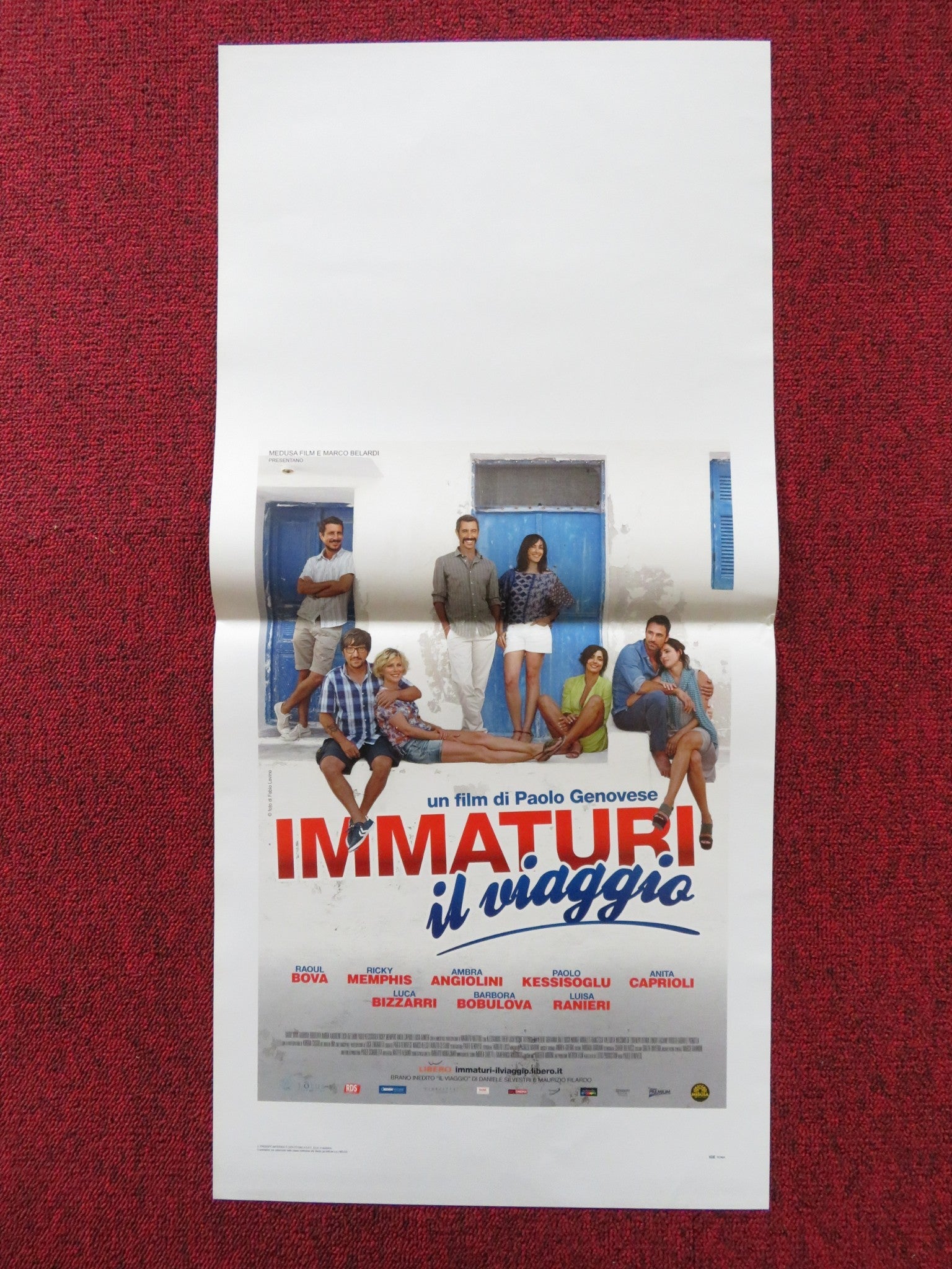 IMMATURI IL VIAGGIO ITALIAN LOCANDINA POSTER RAOUL BOVA BARBORA BOBULOVA 2012 Rendezvous Cinema Movie posters