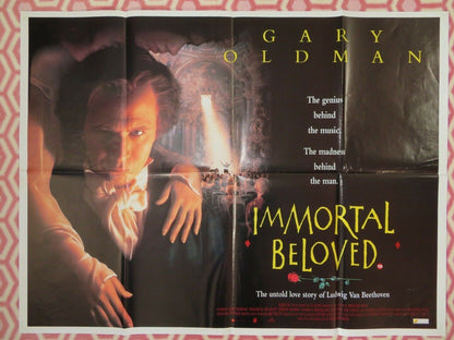 IMMORTAL BELOVED BRITISH QUAD (30"x40") POSTER GARY OLDMAN ISABELLA ROSSELLINI Movie posters