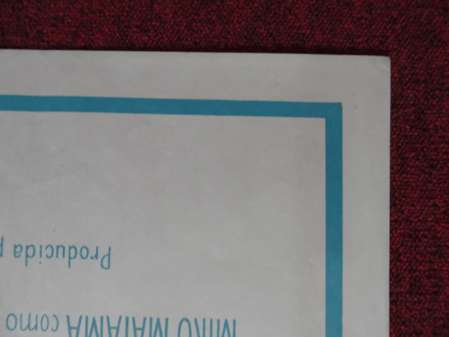 IMPASSE FOLDED ARGENTINA ONE SHEET POSTER BURT REYNOLDS ANNE FRANCIS 1969 Rendezvous Cinema Movie posters