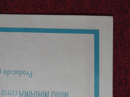 IMPASSE FOLDED ARGENTINA ONE SHEET POSTER BURT REYNOLDS ANNE FRANCIS 1969 Rendezvous Cinema Movie posters