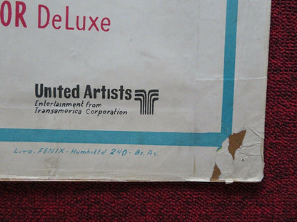 IMPASSE FOLDED ARGENTINA POSTER BURT REYNOLDS ANNE FRANCIS 1969 - Rendezvous Cinema