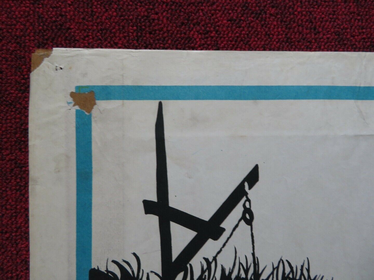 IMPASSE FOLDED ARGENTINA POSTER BURT REYNOLDS ANNE FRANCIS 1969 - Rendezvous Cinema