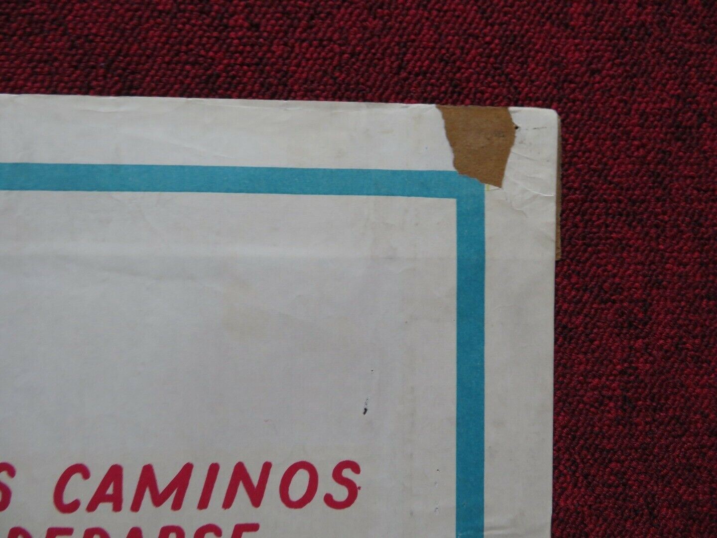 IMPASSE FOLDED ARGENTINA POSTER BURT REYNOLDS ANNE FRANCIS 1969 - Rendezvous Cinema