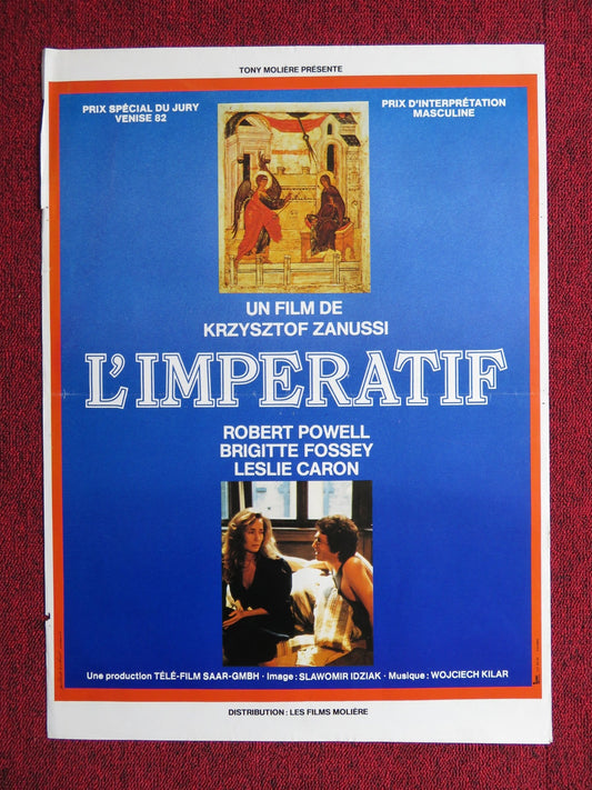 IMPERATIVE FRENCH POSTER ROBERT POWELL BRIGITTE FOSSEY 1982 Rendezvous Cinema Movie posters