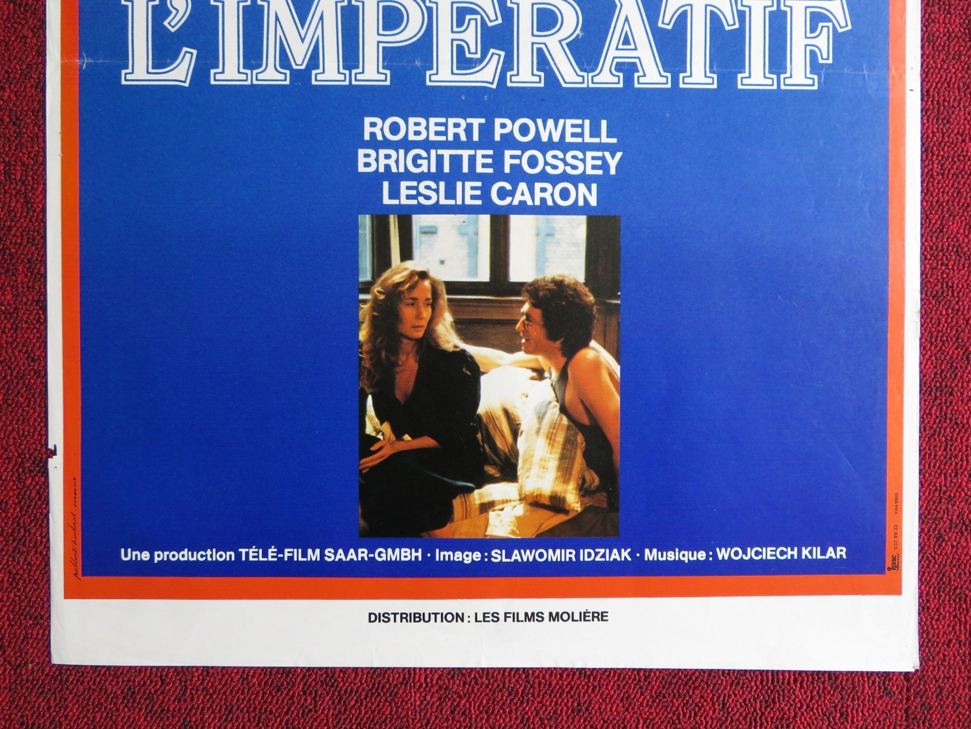 IMPERATIVE FRENCH POSTER ROBERT POWELL BRIGITTE FOSSEY 1982 Rendezvous Cinema Movie posters