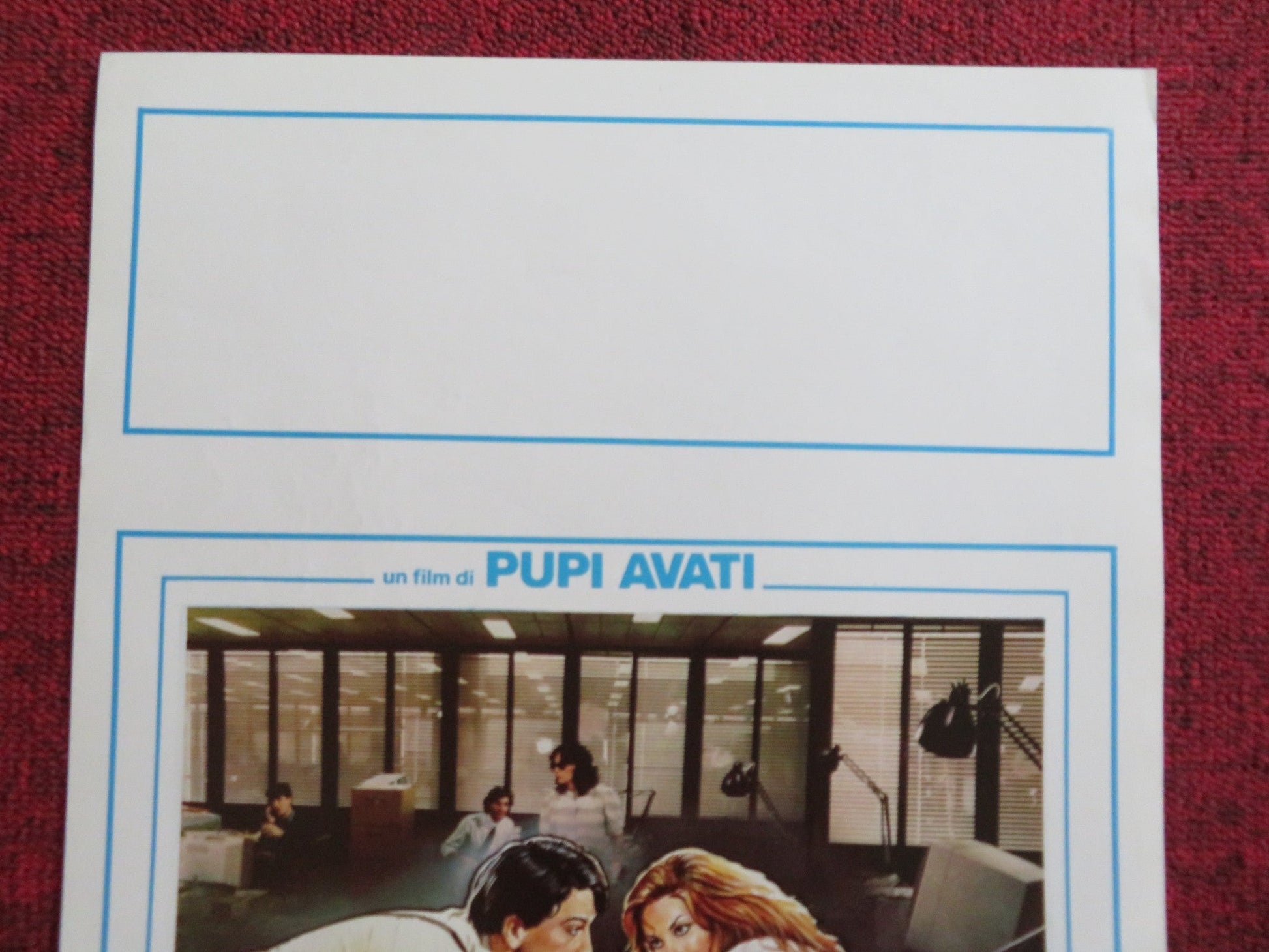 IMPIEGATI ITALIAN LOCANDINA POSTER CLAUDIO BOTOSSO GIOVANNA MALDOTTI 1985 Rendezvous Cinema Movie posters