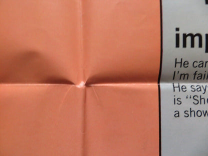 IMPOSSIBLE YEARS FOLDED US ONE SHEET POSTER DAVID NIVEN LOLA ALBRIGHT 1968 - Rendezvous Cinema