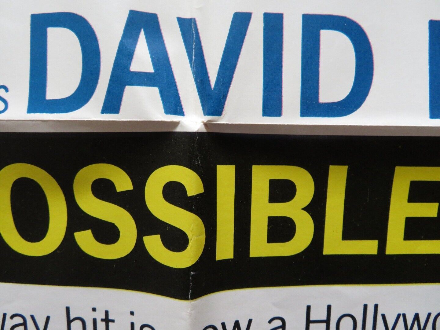 IMPOSSIBLE YEARS FOLDED US ONE SHEET POSTER DAVID NIVEN LOLA ALBRIGHT 1968 - Rendezvous Cinema