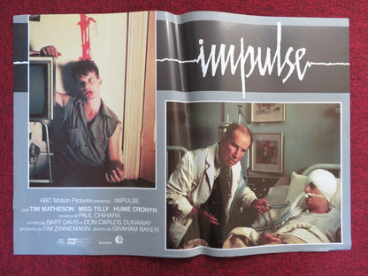 IMPULSE - B ITALIAN FOTOBUSTA POSTER TIM MATHESON MEG TILLY 1984 Rendezvous Cinema Movie posters