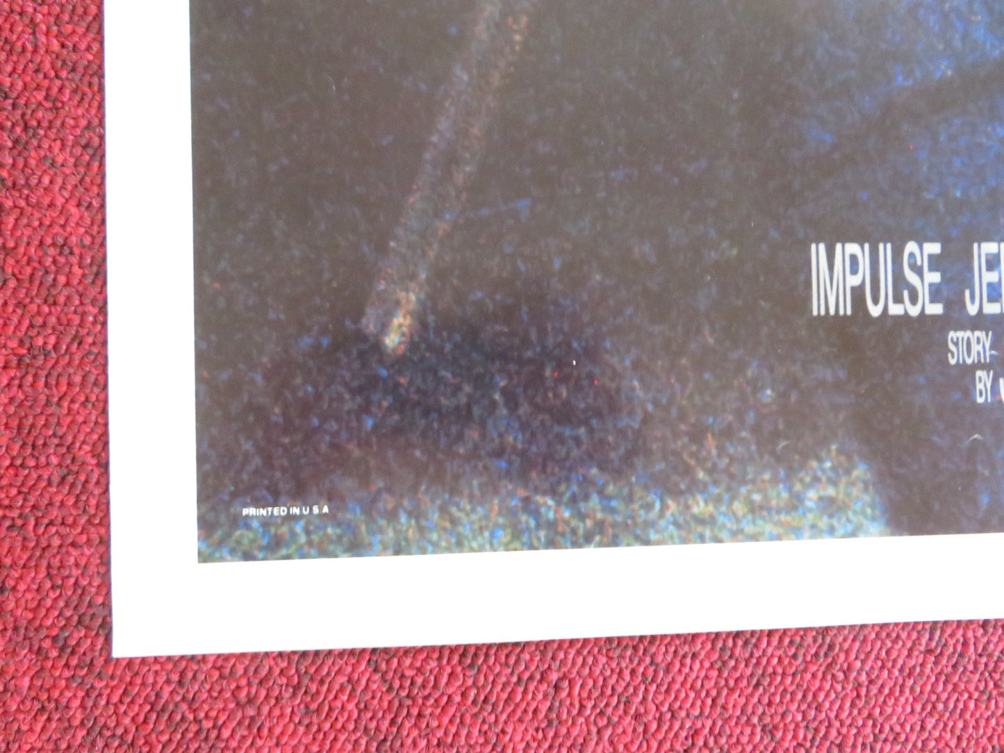 IMPULSE FOLDED US ONE SHEET POSTER THERESA RUSSELL JEFF FAHEY 1990 Rendezvous Cinema Movie posters